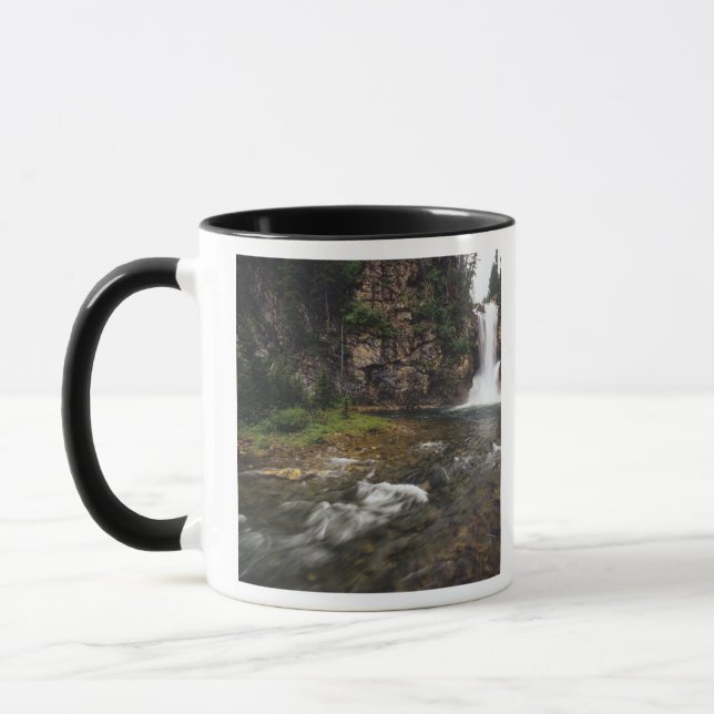 Running Eagle Falls aka Trick Falls in the Two Mug (Left)