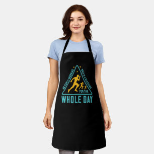Running - Early morning walk is blessing Apron