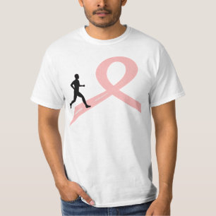 Running For A Cause T-shirt Man in Pink