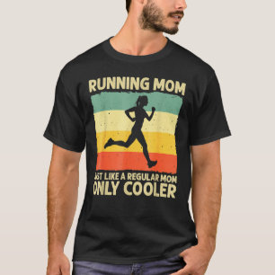 Running For Mom Marathoner Runner Coach Racing Mot T-Shirt