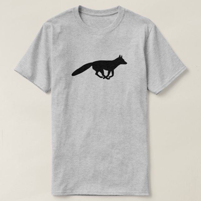 Running Fox Silhouette T-Shirt (Design Front)