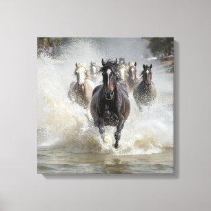 Running Free Canvas Print