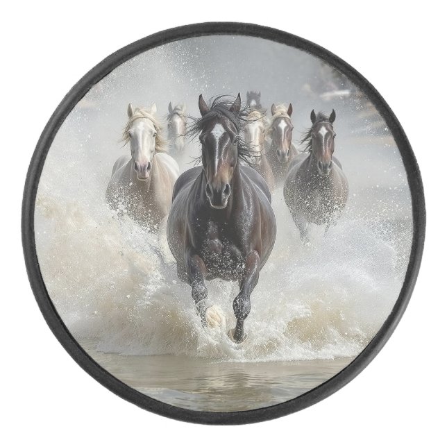 Running Free Hockey Puck (Front)