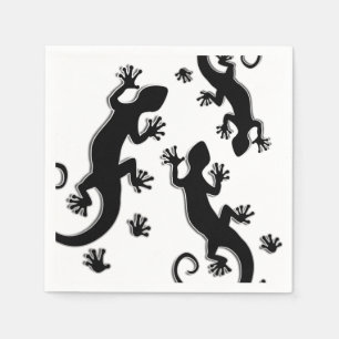 Running Gecko black + your background & Idea Napkin