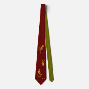 Running Gecko gold + your background & Ideas Tie