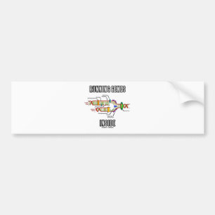 Running Genes Inside (DNA Replication) Bumper Sticker