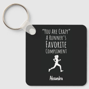 Running Gifts For Her Women Lady Female Funny Key Ring