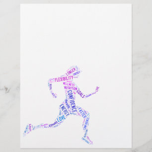 Running girl flyer