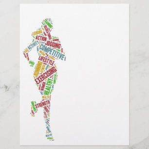 Running girl flyer