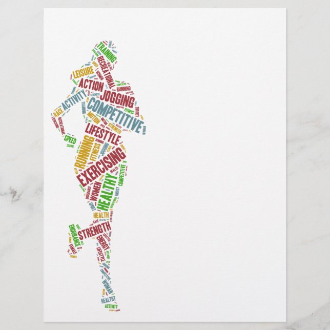 Running girl flyer (Front)