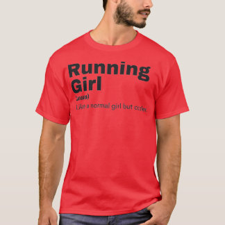 Running Girl Running 4 T-Shirt
