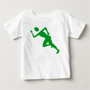 Running - Grass Green Baby T-Shirt