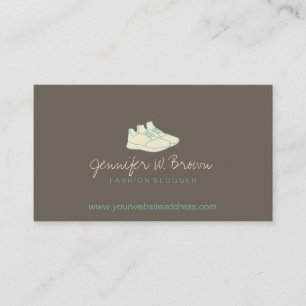 Running Gym Athletic Sneakers Casual Sport Shoes Business Card