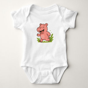 Running Hippo Kids' Shirt