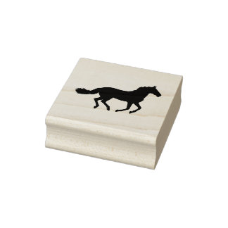 Running Horse 2 Inch Square Ink Stamp