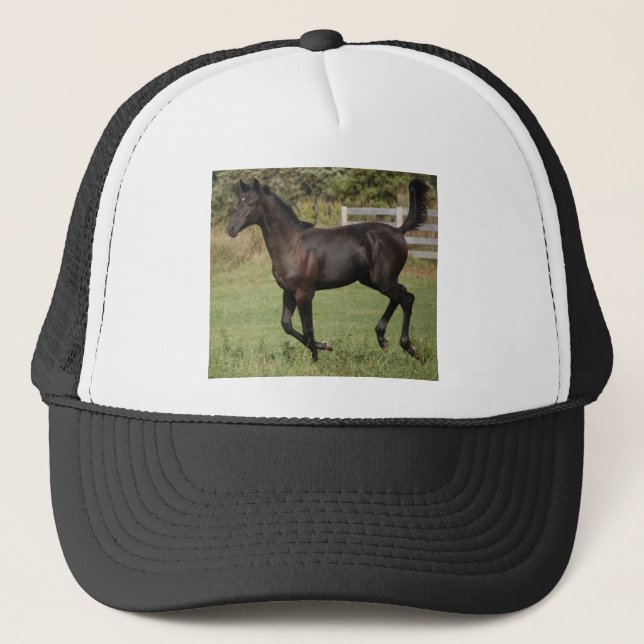 Running-Horse-2 Trucker Hat (Front)