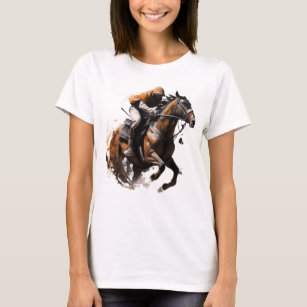 Running Horse Anime Art T-Shirt