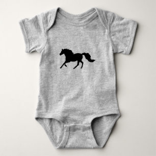 Running Horse Baby Bodysuit