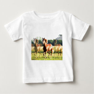 Running Horse Baby T-Shirt