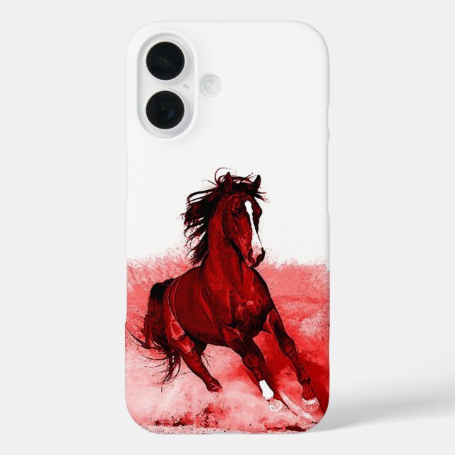 Running Horse Case-Mate iPhone Case (Back)