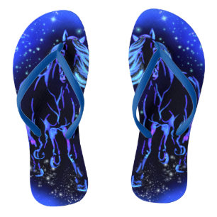 Running Horse Flip Flops