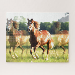 Running Horse Jigsaw Puzzle
