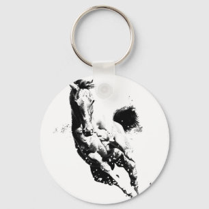 Running Horse Key Ring