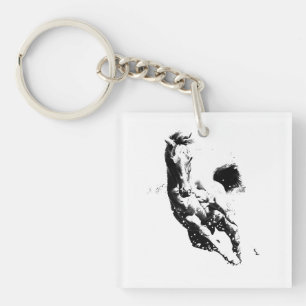 Running Horse Key Ring