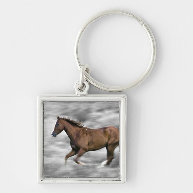 Running horse key ring (Front)