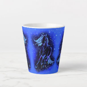 Running Horse Latte Mug
