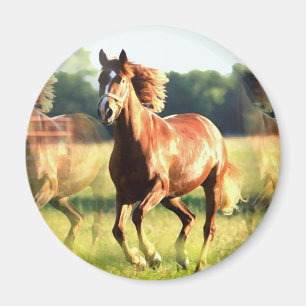 Running Horse Magnet