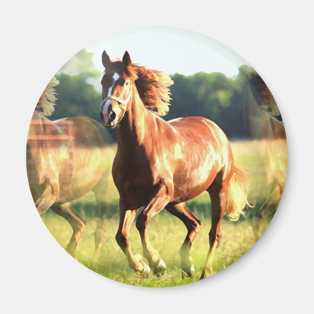Running Horse Magnet (Front)