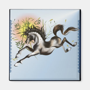 Running Horse Magnet