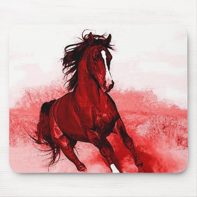 Running Horse Mouse Mat (Front)