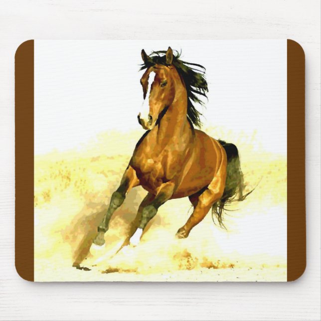 Running Horse Mouse Mat (Front)