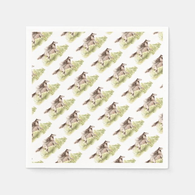 Running Horse Napkin (Front)
