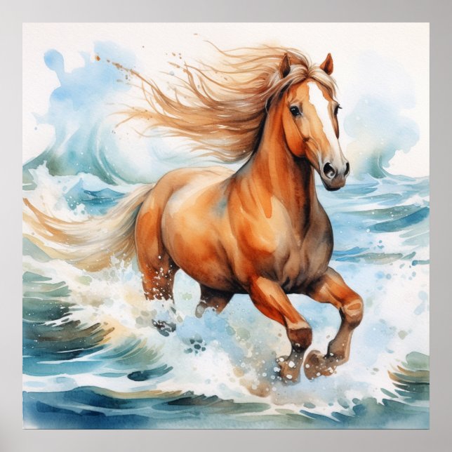 Running Horse Poster (Front)