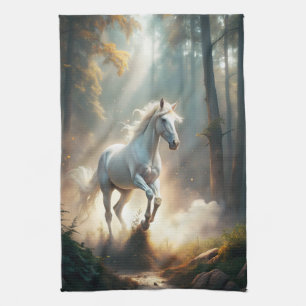 Running Horse Tea Towel