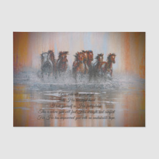 Running Horses Decoupage Tissue Tissue Paper