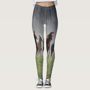 Running Horses Leggings