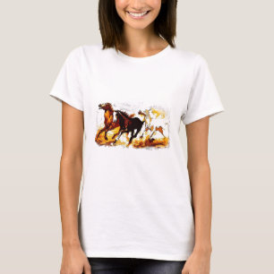 Running Horses T-Shirt