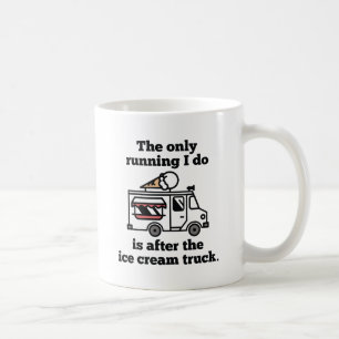 Running Ice Cream Coffee Mug
