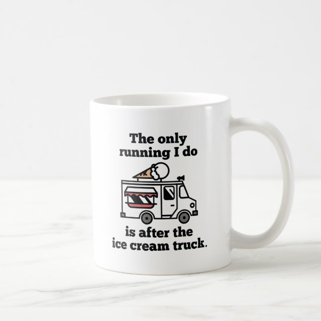 Running Ice Cream Coffee Mug (Right)