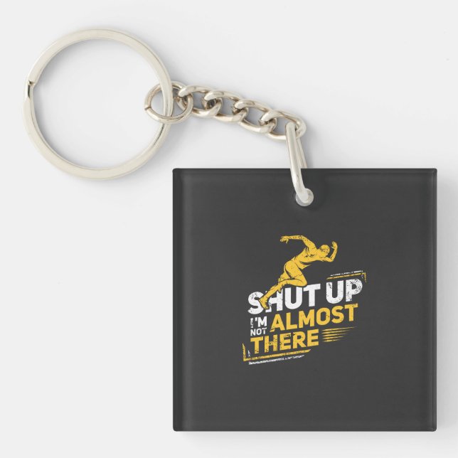 Running - I'm Not Almost There Key Ring (Front)