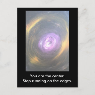 Running in Circle postcard