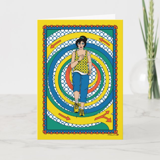 Running in Circles_B_Greeting Card (Front)