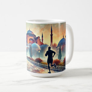 Running in Istanbul Hagia Sophia Coffee Mug