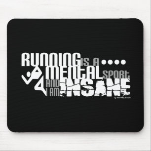 Running is a Mental Sport Mouse Mat