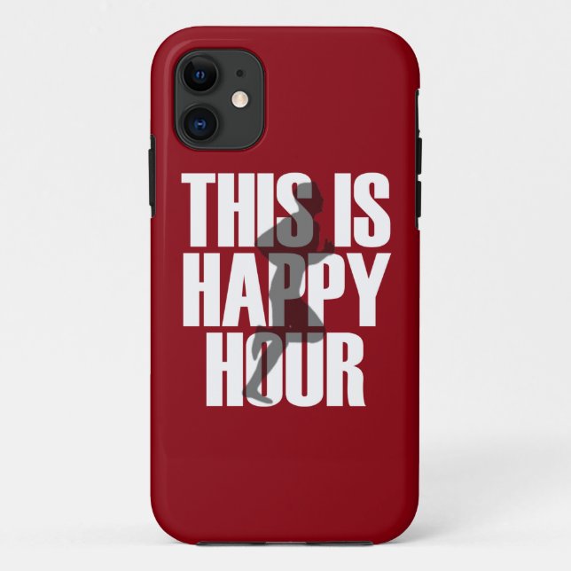 Running Is Happy Hour Case-Mate iPhone Case (Back)
