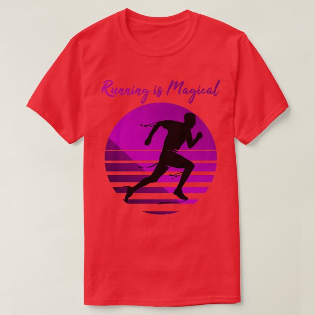 Running is Magical 2 T-Shirt (Design Front)
